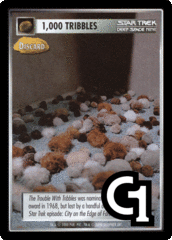 1,000 Tribbles - Discard (Green)